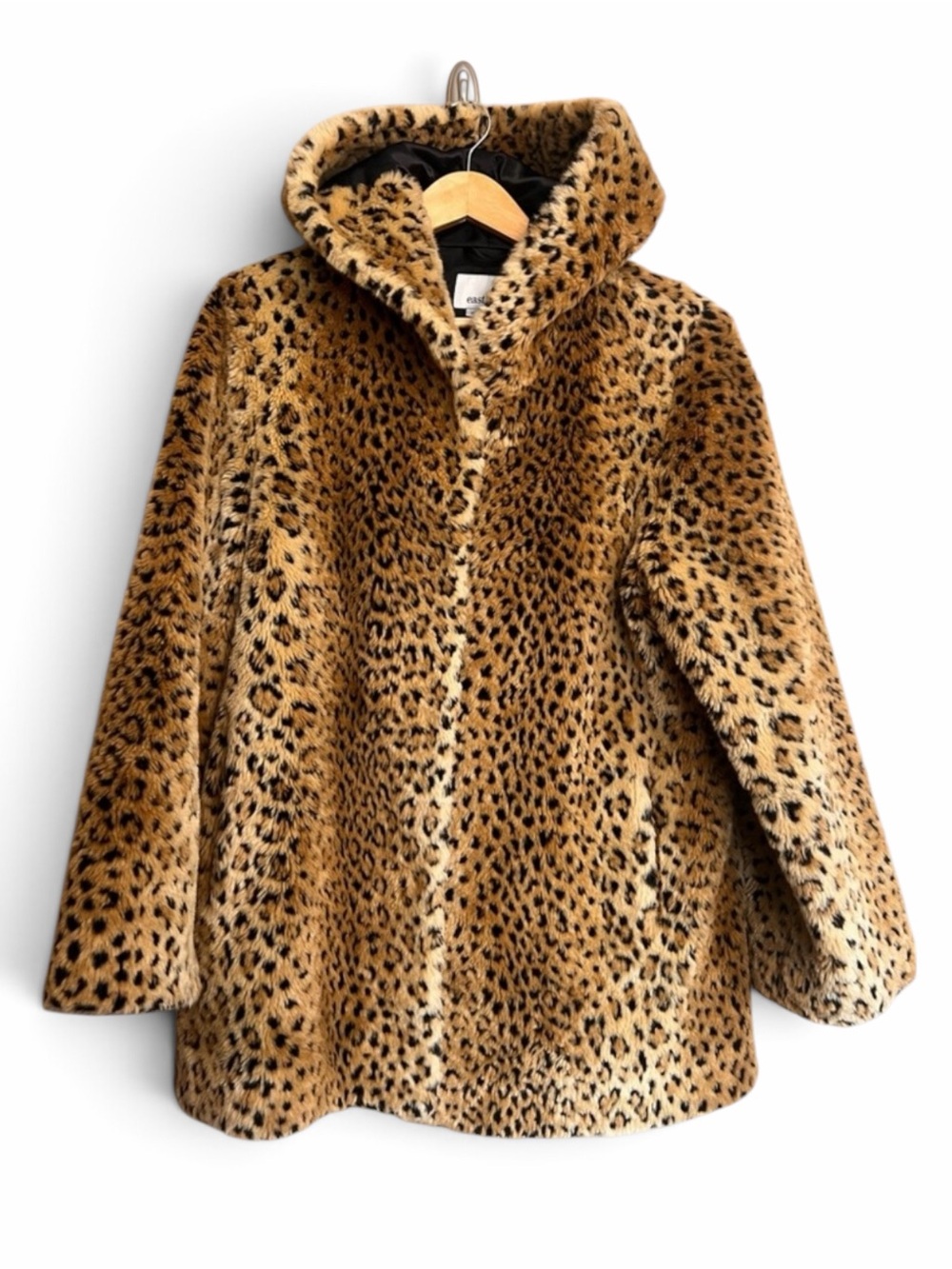 East 5th Animal Print Faux Fur Jacket